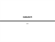 Tablet Screenshot of carlospi.com